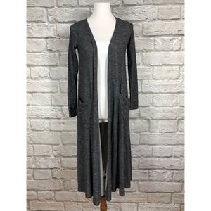 LuLaRoe Grey Sarah Duster Cardigan